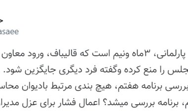 رسایی حتی نمی‌داند دیوان محاسبات ذیل مجلس است!