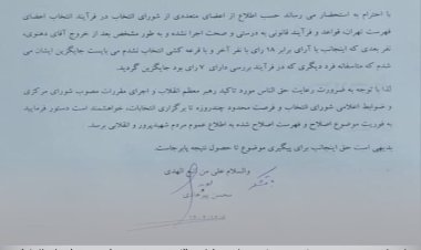 محسن پیرهادی نسبت به تضییع حقش در فرایند انتخاب فهرست انتخاباتی اعتراض کرد