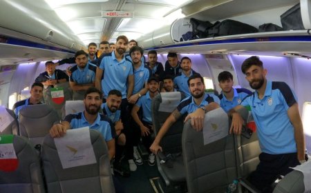 تیم ملی ایران در مسیر دبی؛ آماده برای مصاف با قطر