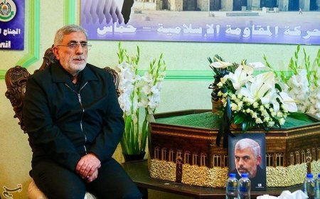 ببینید | حضور سردار قاآنی در مراسم بزرگداشت شهید یحیی سنوار