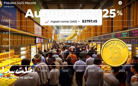 قیمت طلا و سکه ۸ مرداد ۱۴۰۴؛ طلای ۱۸ عیار گران شد، سکه امامی از اوج افتاد