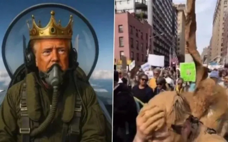 Trump’s Response to Massive Protests: An Insulting Video and Controversial Reactions