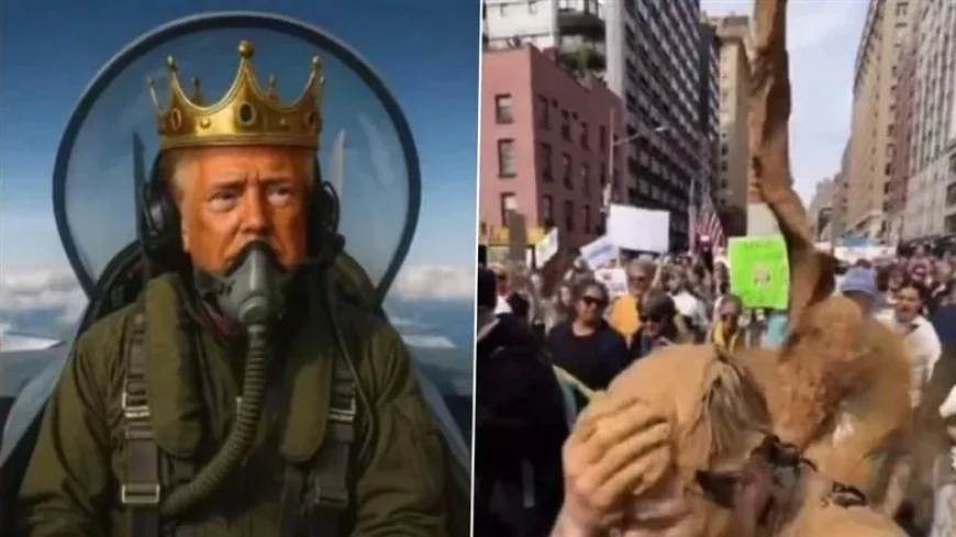 Trump’s Response to Massive Protests: An Insulting Video and Controversial Reactions