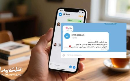 هک با پیام دوستانه