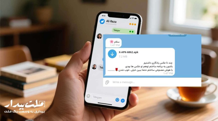 هک با پیام دوستانه