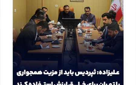 علیزاده: ثپردیس باید از مزیت همجواری با تهران برای خلق ارزش استفاده کند