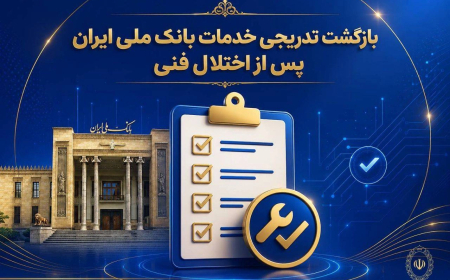 بازگشت تدریجی خدمات بانک ملی ایران پس از اختلال فنی؛ افزایش سقف کارت‌به‌کارت تا ۵۰۰ میلیون تومان